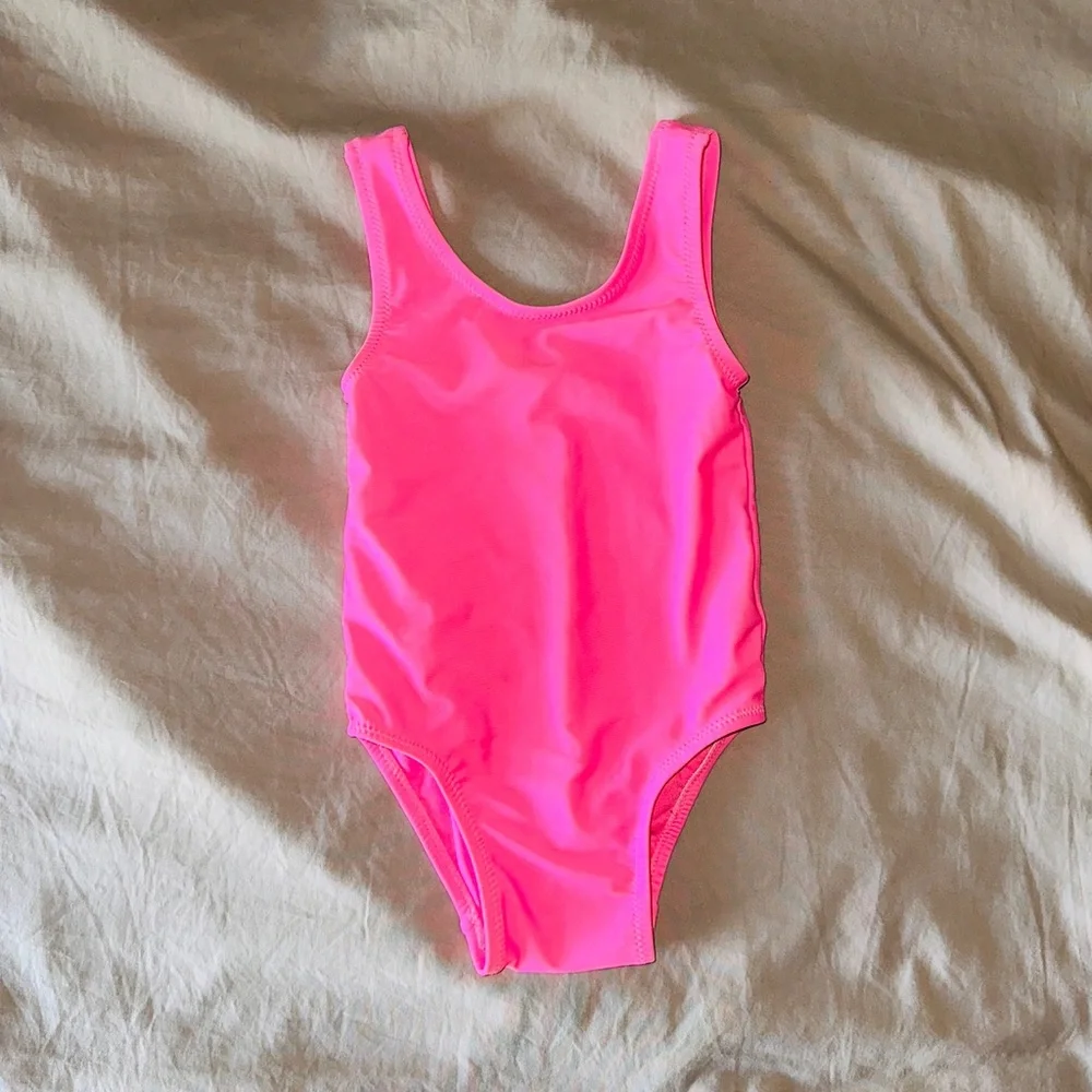One Piece Bright Pink Old Navy Swimsuit 24m Baby Girl 24 Month Swimsuit